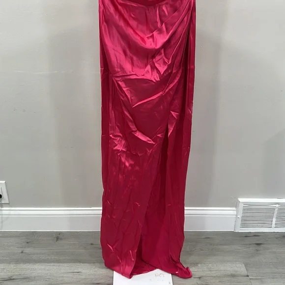 SAU LEE Priyanka Dress in Hot Pink - Picture 5 of 14